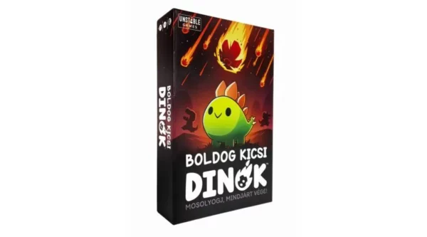 Boldog kicsi dinók – Mosolyogj, mindjárt vége! társasjáték – doboz