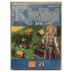 Királyi áru társasjáték doboza – előlap