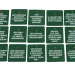 21 Tudod vagy mered? kérdéslapok rácsos elrendezésben