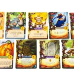 Everdell Ködrengeteg fafigurák és játékelemek