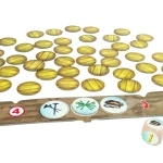 Dodo társasjáték zsetonok és akciókorongok részlete