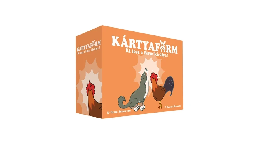 Kártyafarm társasjáték doboza – Ki lesz a farm királya?