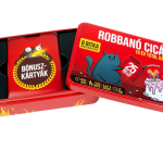 Robbanó cicák társasjáték doboz belső tartalma