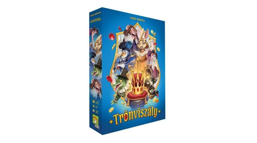 Trónviszály társasjáték doboza