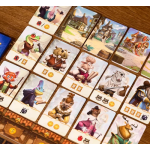 Trónviszály társasjáték kártyák közelről