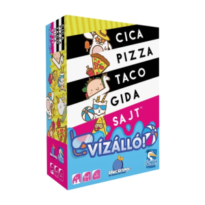 Cica Pizza Taco Gida Sajt Vízálló társasjáték doboza