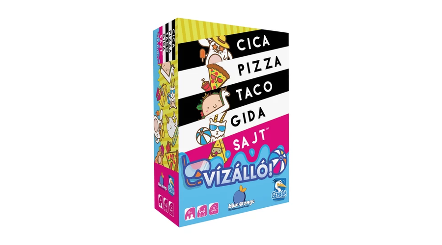 Vízálló cica, pizza, taco, gida, sajt