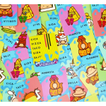 Cica Pizza Taco Gida Sajt Vízálló társasjáték közelkép