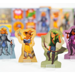 Kölyök kalandok társasjáték karakter figurák